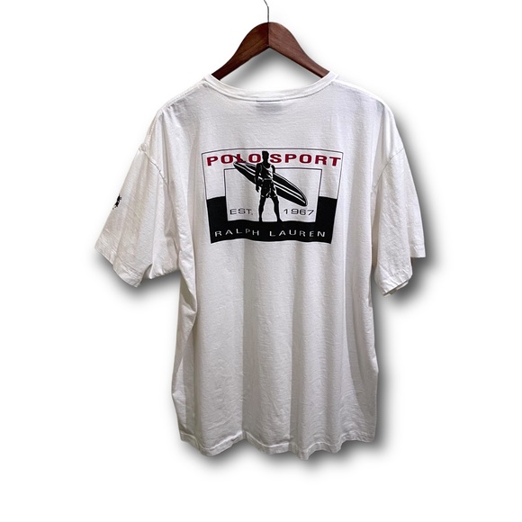 Ralph Lauren Other - Vintage Polo Sport Ralph Lauren Surfing Graphic T Shirt White
Size XL